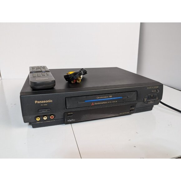 Panasonic Omnivision - Pv-4562 VCR - W Remote and Cables - TESTED WORKING - Picture 5 of 9